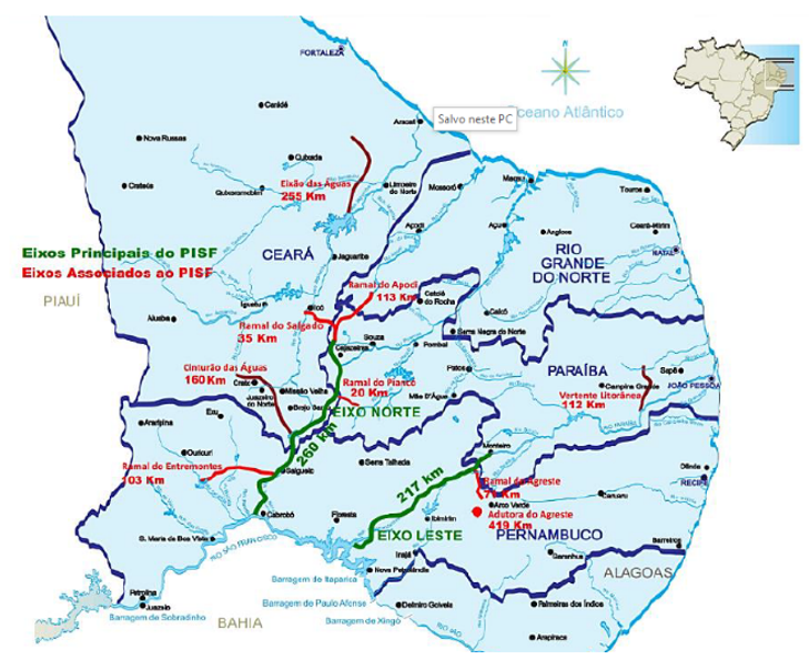 Projeto de Integração do Rio São Francisco com Bacia Hidrográfica do Nordeste Setentrional – PISF. (Integração Rio São Francisco – PISF Trecho V).