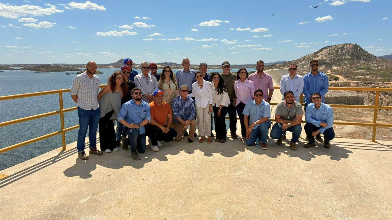 Visita da Agência Nacional de Águas (ANA) à Barragem de Oiticica reforça estratégias para segurança hídrica no Seridó Potiguar.