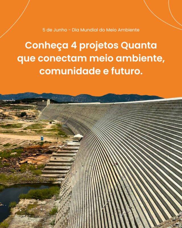 Hoje é o Dia Mundial do Meio Ambiente e a Quanta celebra com aquilo que faz de melhor: projetos que colocam a sustentabilidade no centro das decisões. 🌱💡

🌿 Do PROSAMIN+ em Manaus ao litoral do Paraná, nossa atuação conecta inovação, escuta e regeneração ambiental em diferentes regiões do país.

Deslize para conhecer iniciativas que mostram como fazemos isso acontecer.

E tem muito mais na nossa Cartografia de Projetos. Acesse no link da bio.

#diadomeioambiente #sustentabilidade #desenvolvimentosustentavel #engenharia #ods