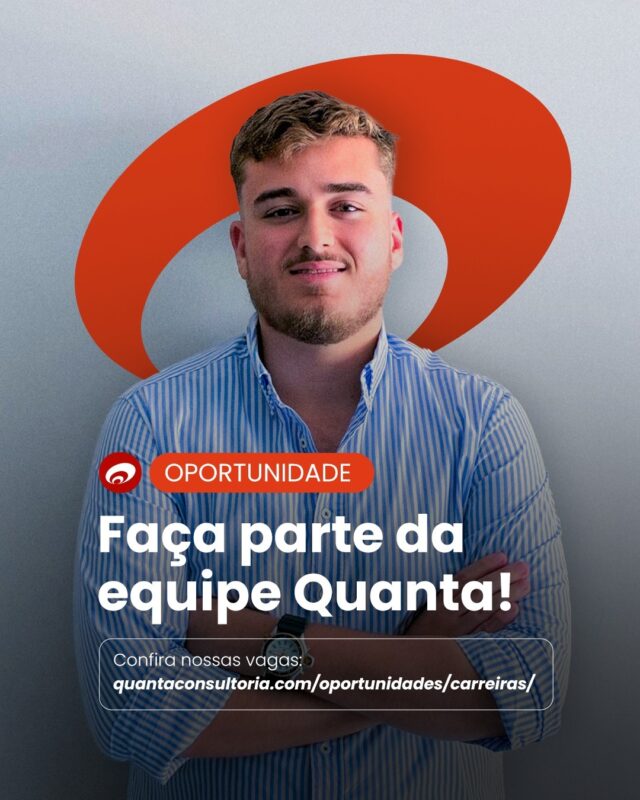Dê o próximo passo na sua carreira com a Quanta! 

Se você é apaixonado pelo que faz e quer crescer em um ambiente que valoriza a diversidade e a colaboração entre áreas, alguma dessas vagas pode ser sua! ✨

Confira os detalhes e como se inscrever no link da bio ou no nosso site.

#VagasQuanta #CarreiraQuanta #Estágio #Vagas #Oportunidades #Sustentabilidade