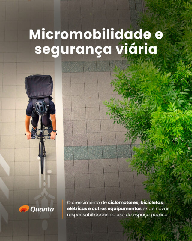O avanço dos micromodais nas cidades não pode ser tratado como uma brincadeira. 🛴

Neste Maio Amarelo, a provocação vai além do uso do cinto ou respeitar o sinal. Com a explosão das bicicletas elétricas, patinetes e ciclomotores dividindo o espaço urbano, enxergar o outro tornou-se uma escolha política e humana.

O trânsito brasileiro ainda cobra mais de 37 mil vidas por ano. Para mudar esse cenário, a mobilidade precisa ser desenhada sob a ótica dos mais frágeis — pedestres, ciclistas e crianças.

O nosso Coordenador de Mobilidade Urbana, Dr. Matheus Barboza, escreveu um artigo necessário sobre como a física, a psicologia e a gestão pública precisam se unir para desenhar vias realmente seguras.

🔗 Clique no link da bio e leia a reflexão completa no blog da Quanta.

#QuantaConsultoria #MaioAmarelo2026 #MobilidadeUrbana #SegurançaViária #PNATRANS