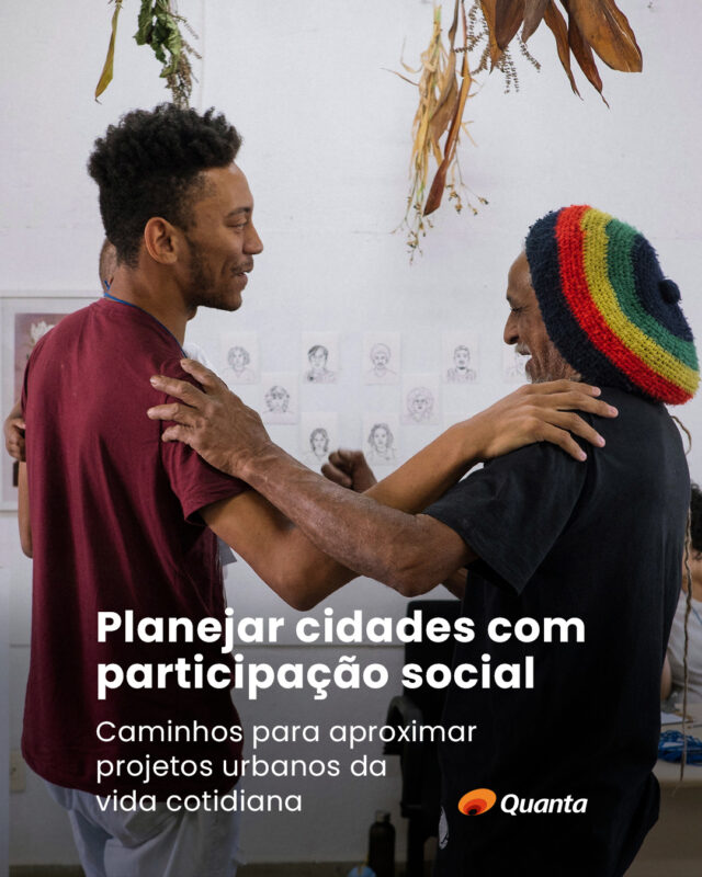 Vamos dialogar sobre participação social no planejamento urbano?

Em novo artigo, convidamos nossos especialistas Vanessa Campos e Fabrício Zanoli para refletir sobre a importância da escuta, da mobilização e da participação social nos processos de planejamento urbano.

O conteúdo propõe olhar para o território a partir de quem o vive, reconhecendo que moradores, trabalhadores, comerciantes, crianças, jovens, pessoas idosas e diferentes grupos sociais produzem leituras, saberes e experiências fundamentais para compreender a cidade em sua complexidade.

A participação social fortalece o diálogo entre equipes técnicas, instituições públicas e sociedade, ajudando a construir planos e projetos mais conectados às realidades locais, aos modos de vida e às necessidades de quem vive, trabalha e circula nas cidades.

Leia o artigo completo no site da Quanta.

#QuantaConsultoria #ParticipaçãoSocial #PlanejamentoUrbano #Território