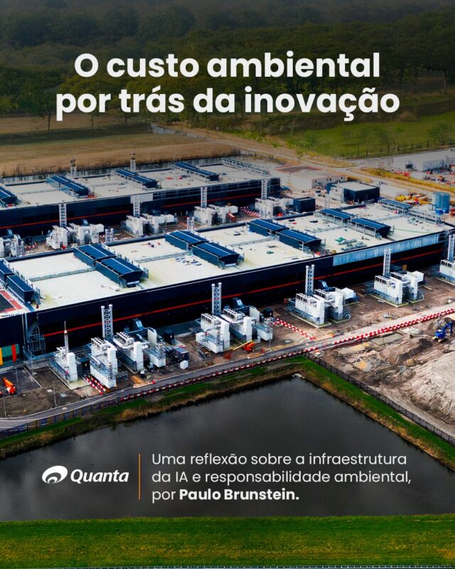 A expansão da inteligência artificial tem direcionado o debate público prioritariamente para ganhos de produtividade, otimização de processos e capacidade analítica. No entanto, a sustentação dessa tecnologia depende de uma infraestrutura física de grande porte cujos impactos sobre os recursos hídricos e energéticos demandam análise crítica. Em artigo assinado por Paulo Brunstein, diretor da Quanta Consultoria, propõe-se uma reflexão sobre a dimensão ambiental associada ao treinamento e à operação dos modelos de IA. A gestão sustentável dos recursos hídricos na infraestrutura digital configura uma responsabilidade institucional que envolve empresas, governos e órgãos reguladores. A verdadeira inovação exige a integração entre avanço tecnológico, metas de sustentabilidade e preservação dos recursos indispensáveis à vida. Leia o artigo completo para acompanhar a análise detalhada sobre infraestrutura tecnológica e sustentabilidade hídrica. #InteligenciaArtificial #GestaoHidrica #Sustentabilidade #RecursosHidricos #QuantaConsultoria