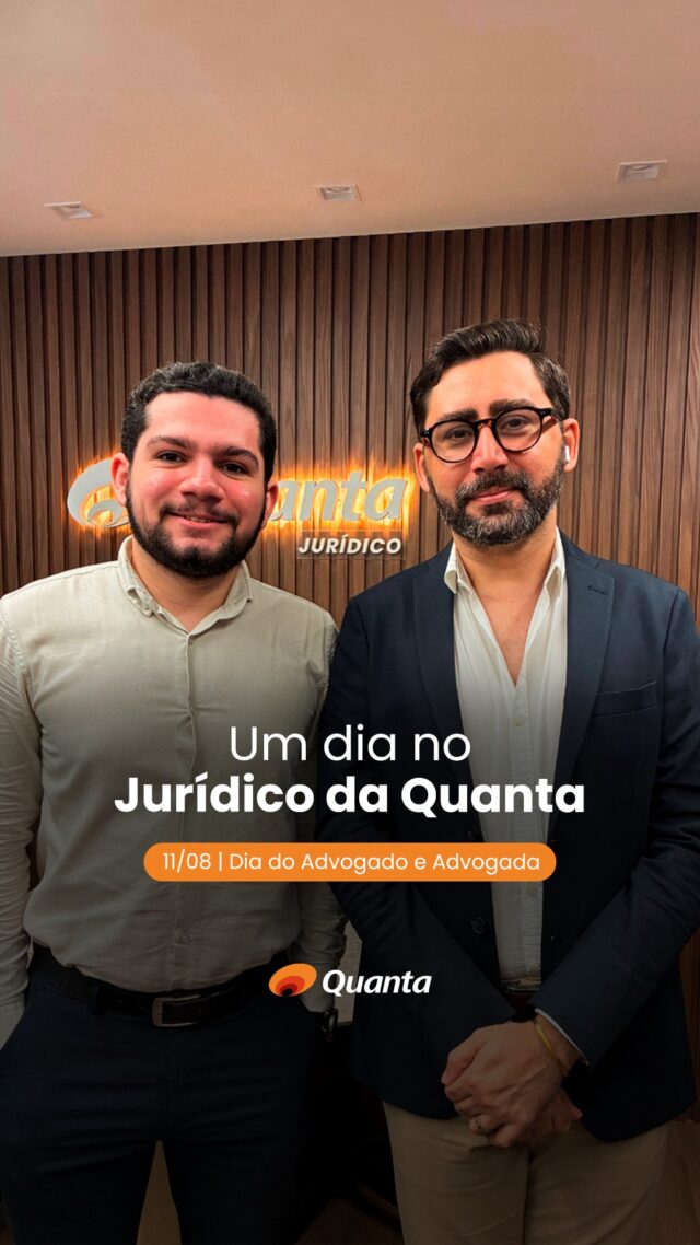 No Jurídico da Quanta, prevenção, análise e acompanhamento fazem parte da rotina. Entre contratos, procedimentos, alinhamentos e decisões, diferentes olhares se complementam para antecipar riscos, garantir conformidade e contribuir para a segurança dos projetos. Neste Dia do Advogado e Advogada, reconhecemos todos profissionais que colocam conhecimento técnico e responsabilidade a serviço de decisões mais seguras todos os dias. 🧡 #DiaDoAdvogado #DireitoCorporativo #Compliance #SegurançaJurídica #QuantaConsultoria
