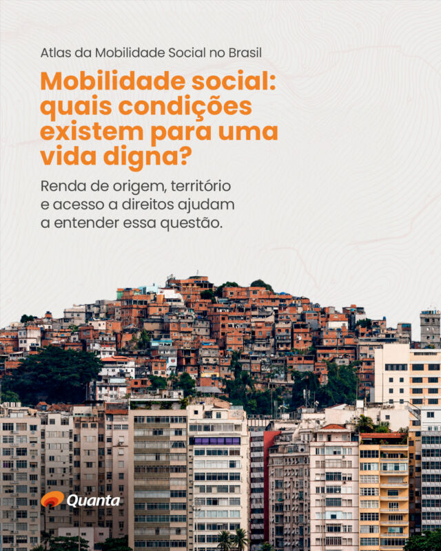 A mobilidade social está relacionada às estruturas que organizam os territórios e definem o acesso da população a oportunidades. O Atlas da Mobilidade Social evidencia que fatores como infraestrutura urbana, transporte, saneamento, habitação, equipamentos públicos e acesso ao emprego influenciam as trajetórias das pessoas ao longo do tempo. Por isso, enfrentar desigualdades exige uma visão integrada do território, capaz de compreender como diferentes dimensões se conectam e onde intervenções podem gerar resultados mais consistentes. #Quanta #QuantaConsultoria #MobilidadeSocial #AtlasDaMobilidadeSocial #DesenvolvimentoSocial