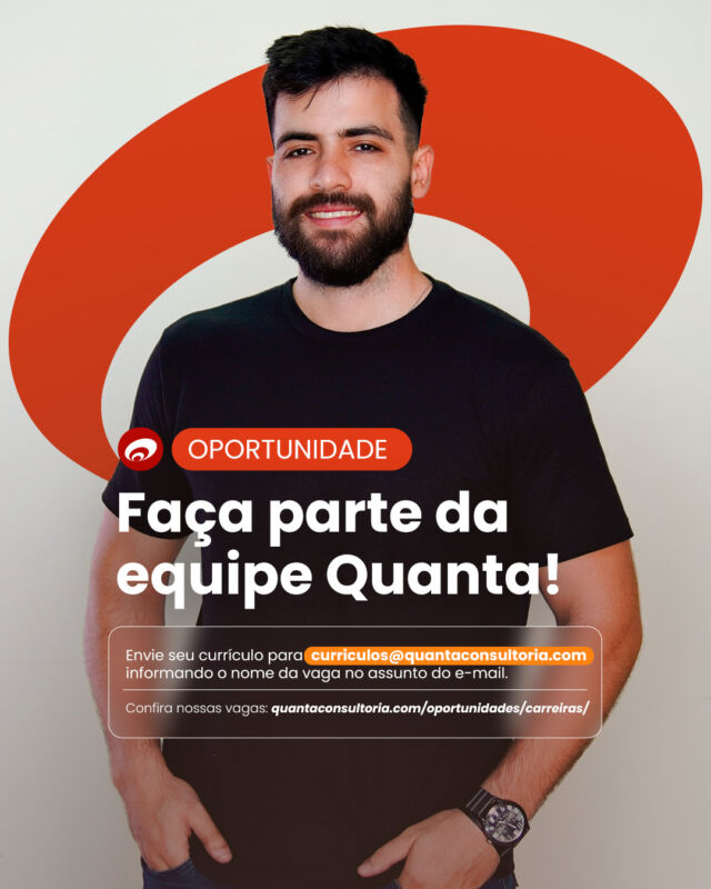 A Quanta está com oportunidades abertas para profissionais no Ceará. Buscamos profissionais que queiram fazer parte de projetos interdisciplinares, trabalhar em conjunto com diferentes áreas e transformar conhecimento em soluções que impulsionam territórios. Se você está buscando novos desafios e quer construir sua trajetória com a gente, confira as oportunidades disponíveis e candidate-se pelo nosso site ou envie um e-mail com o nome da vaga no assunto. #Vagas #VagasEngenharia #Oportunidades #Carreiras #QuantaConsultoria