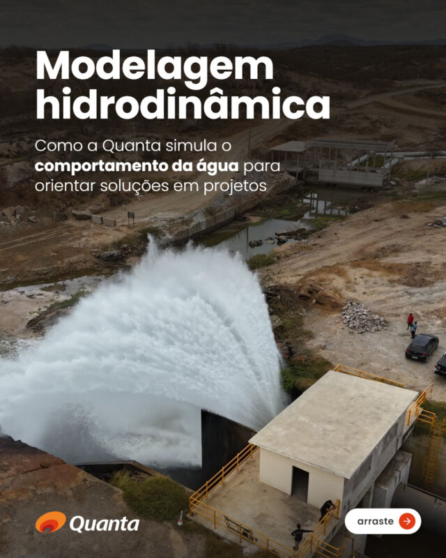 A dinâmica da água influencia diretamente o desempenho e a segurança de diferentes tipos de infraestrutura. Por isso, antes de uma intervenção, compreender como os cursos d’água respondem às características do terreno e às alterações propostas é uma etapa fundamental para o desenvolvimento de projetos. A modelagem hidrodinâmica permite transformar dados de hidrologia, topografia e análise hidráulica em cenários que apoiam decisões técnicas, considerando diferentes condições existentes e futuras. Na Quanta, essa abordagem é aplicada em estudos relacionados a rodovias, urbanização e infraestrutura hídrica, contribuindo para soluções alinhadas às características de cada área analisada. #ModelagemHidrodinâmica #RecursosHídricos #Engenharia #Drenagem #Infraestrutura